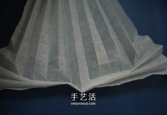 龙头戒指的折纸方法 手工折纸龙头戒图解教程(图4)