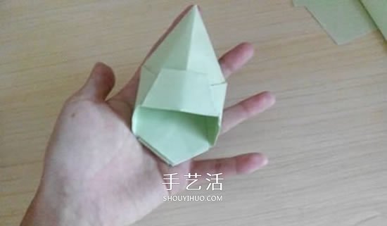简易高跟鞋的折法图解 手工折纸高跟鞋的方法(图13)