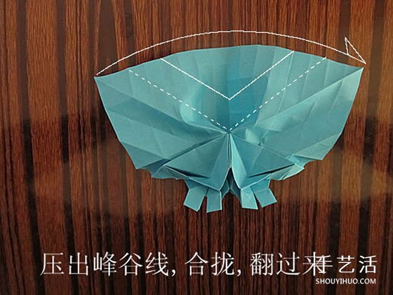 骷髅头的折纸方法图解 怎么折骷髅头的过程(图33)