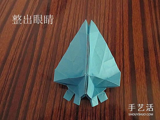 骷髅头的折纸方法图解 怎么折骷髅头的过程(图34)