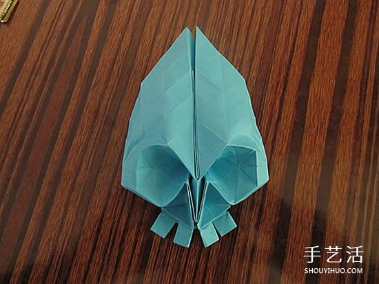 骷髅头的折纸方法图解 怎么折骷髅头的过程(图36)