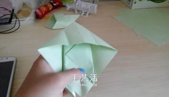 简易高跟鞋的折法图解 手工折纸高跟鞋的方法(图17)
