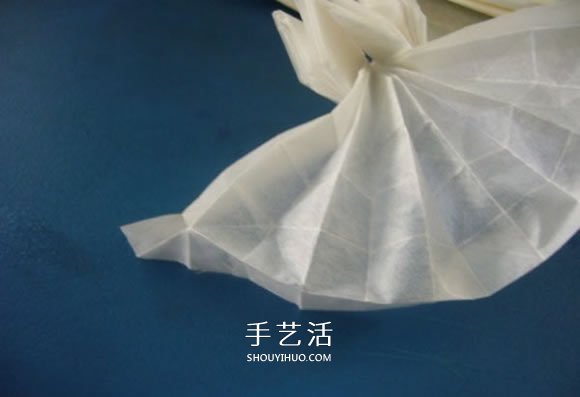 龙头戒指的折纸方法 手工折纸龙头戒图解教程(图10)