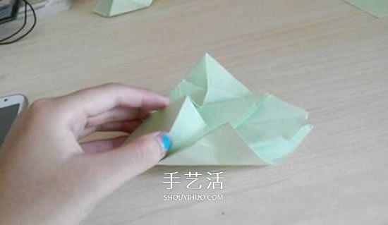 简易高跟鞋的折法图解 手工折纸高跟鞋的方法(图21)