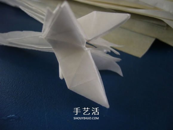 龙头戒指的折纸方法 手工折纸龙头戒图解教程(图12)