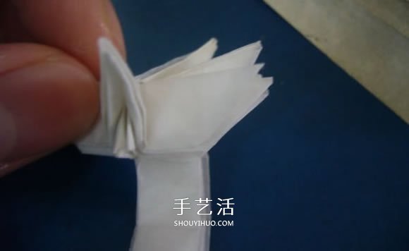 龙头戒指的折纸方法 手工折纸龙头戒图解教程(图14)