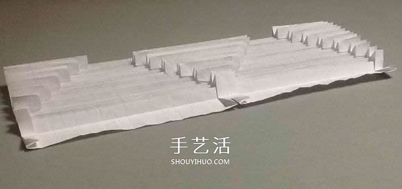 鲨鱼嘴的折纸方法图解 怎么折鲨鱼嘴步骤图(图36)