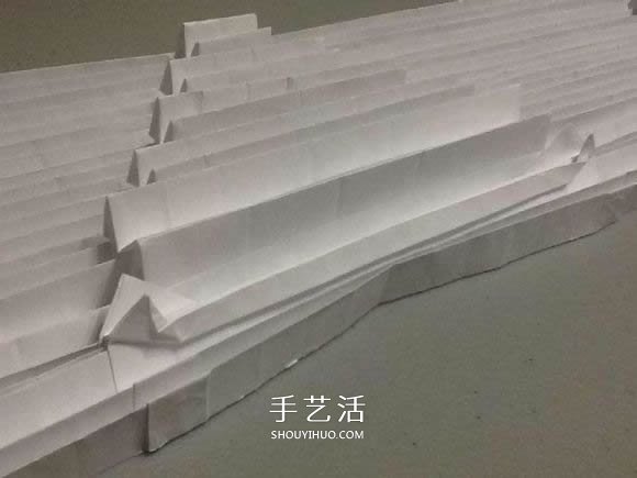 鲨鱼嘴的折纸方法图解 怎么折鲨鱼嘴步骤图(图44)
