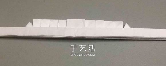 鲨鱼嘴的折纸方法图解 怎么折鲨鱼嘴步骤图(图45)