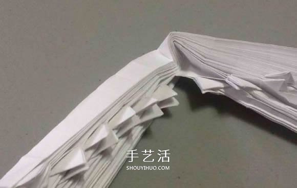 鲨鱼嘴的折纸方法图解 怎么折鲨鱼嘴步骤图(图52)