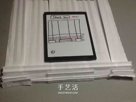 鲨鱼嘴的折纸方法图解 怎么折鲨鱼嘴步骤图(图28)