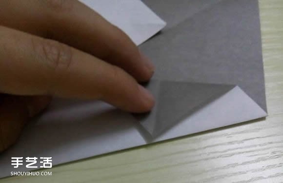 折纸折叠小刀的折法 手工折可折叠弹簧刀图解(图5)