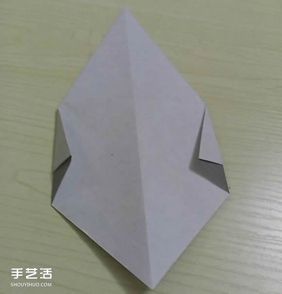 折纸折叠小刀的折法 手工折可折叠弹簧刀图解(图8)