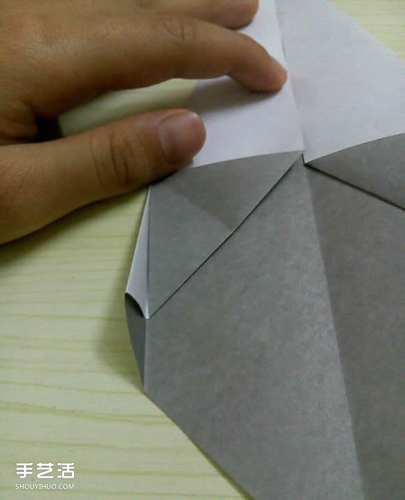折纸折叠小刀的折法 手工折可折叠弹簧刀图解(图6)