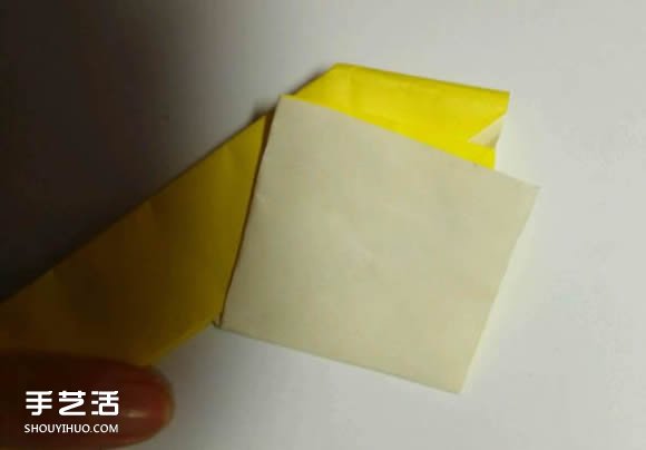折纸元宵的折法图解教程 包括盛元宵的勺子(图9)