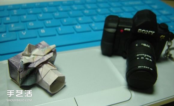 纸币折纸照相机图解 美金折相机的折法详解(图2)