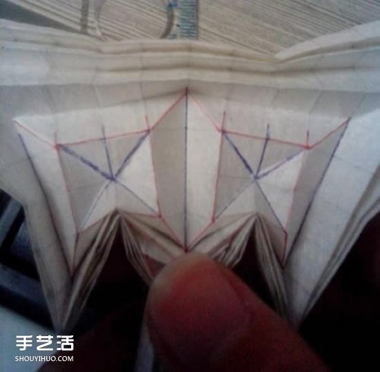 美丽天使的折纸方法 手工折叠立体天使图解(图26)