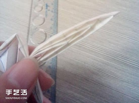 美丽天使的折纸方法 手工折叠立体天使图解(图28)