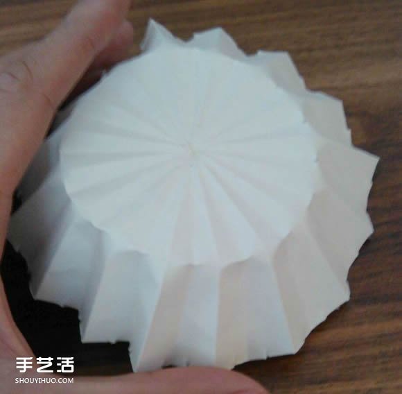 DIY油纸伞制作教程 迷你油纸伞的折叠图解(图9)