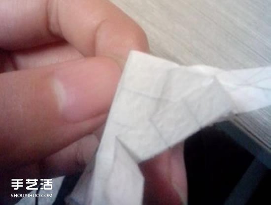 美丽天使的折纸方法 手工折叠立体天使图解(图34)