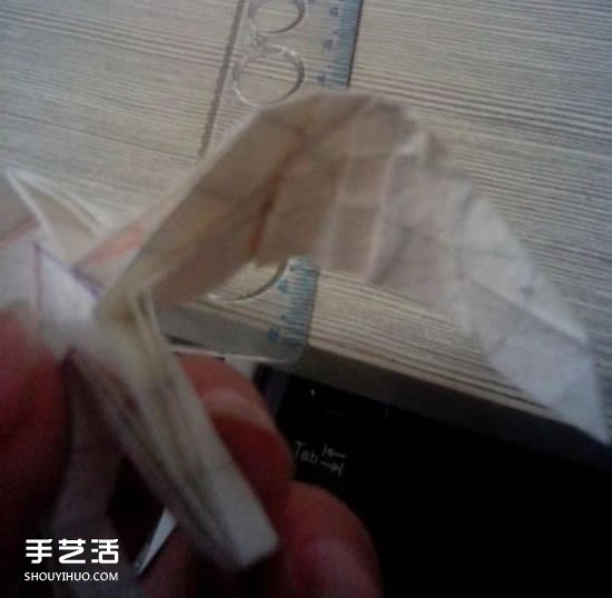 美丽天使的折纸方法 手工折叠立体天使图解(图33)