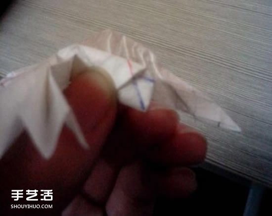 美丽天使的折纸方法 手工折叠立体天使图解(图36)