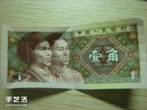 纸币折纸照相机图解 美金折相机的折法详解(图11)