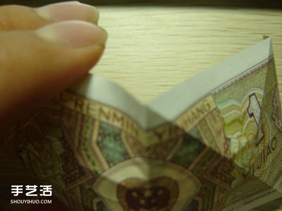 纸币折纸照相机图解 美金折相机的折法详解(图12)