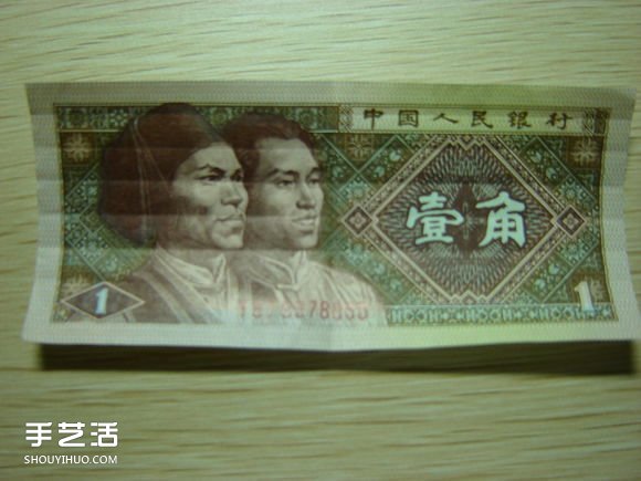 纸币折纸照相机图解 美金折相机的折法详解(图10)