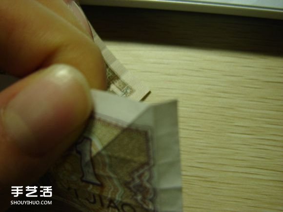 纸币折纸照相机图解 美金折相机的折法详解(图13)