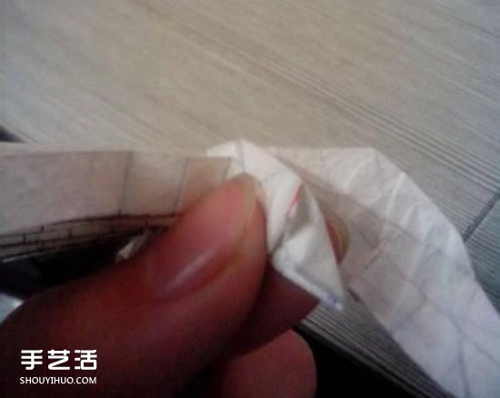 美丽天使的折纸方法 手工折叠立体天使图解(图37)