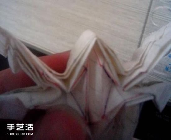 美丽天使的折纸方法 手工折叠立体天使图解(图40)