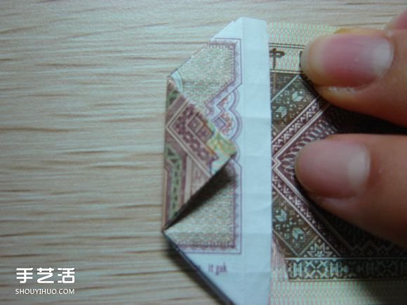 纸币折纸照相机图解 美金折相机的折法详解(图15)