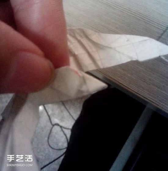 美丽天使的折纸方法 手工折叠立体天使图解(图38)