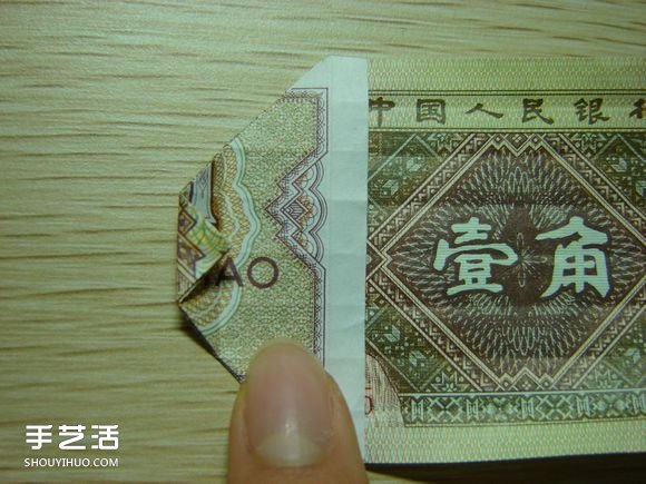 纸币折纸照相机图解 美金折相机的折法详解(图16)