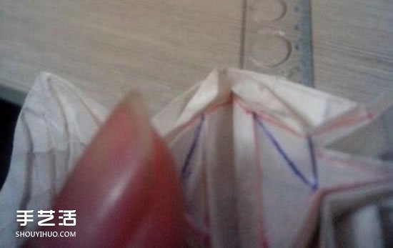 美丽天使的折纸方法 手工折叠立体天使图解(图42)