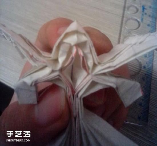 美丽天使的折纸方法 手工折叠立体天使图解(图43)