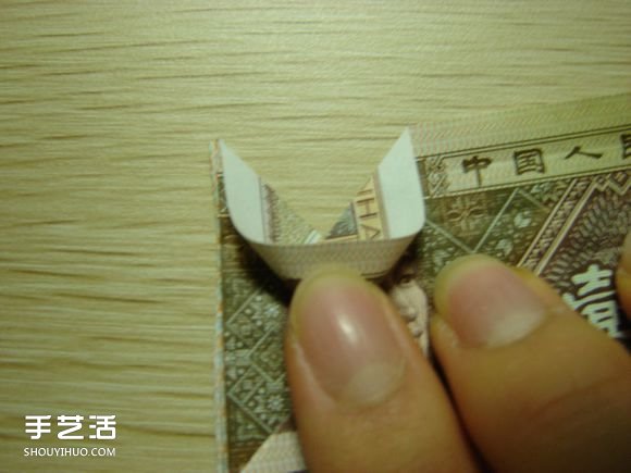 纸币折纸照相机图解 美金折相机的折法详解(图25)