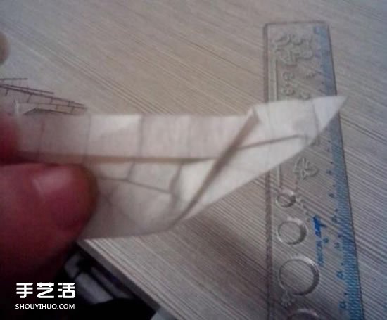 美丽天使的折纸方法 手工折叠立体天使图解(图32)