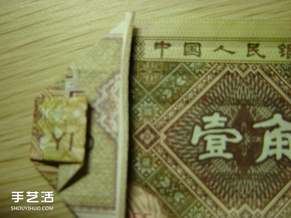 纸币折纸照相机图解 美金折相机的折法详解(图23)
