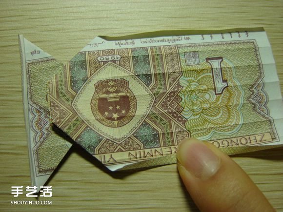 纸币折纸照相机图解 美金折相机的折法详解(图26)