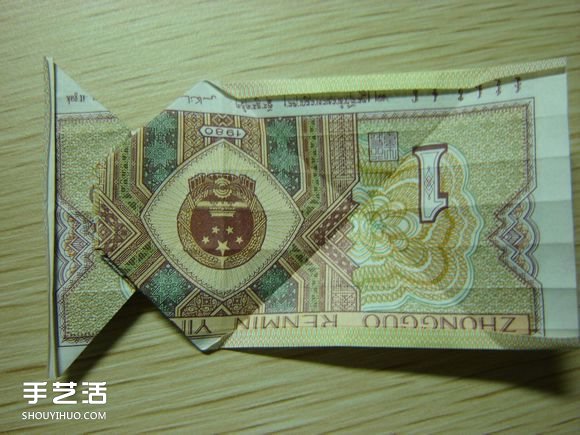 纸币折纸照相机图解 美金折相机的折法详解(图28)