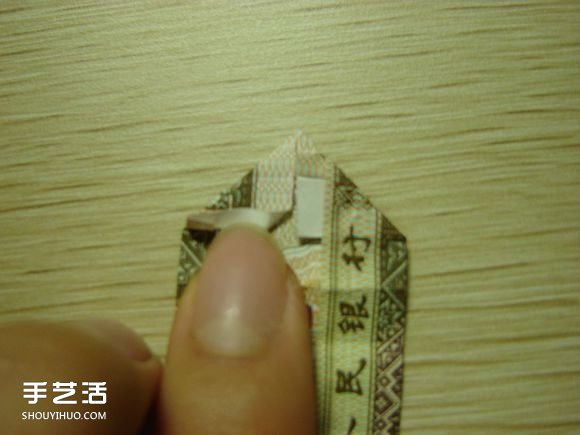 纸币折纸照相机图解 美金折相机的折法详解(图44)