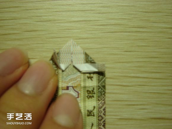 纸币折纸照相机图解 美金折相机的折法详解(图46)