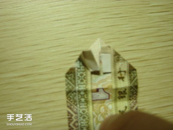 纸币折纸照相机图解 美金折相机的折法详解(图43)