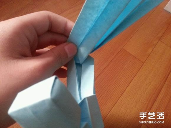杰克盒子折纸实拍教程 折纸杰克盒子步骤图解(图37)