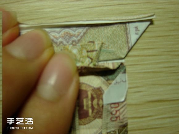 纸币折纸照相机图解 美金折相机的折法详解(图56)