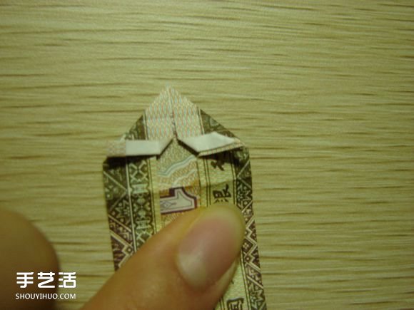 纸币折纸照相机图解 美金折相机的折法详解(图53)