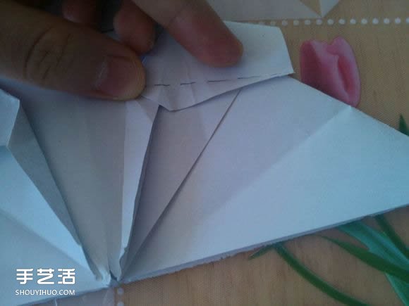 三角钢琴的折纸图解 怎么折立体三角钢琴步骤(图39)