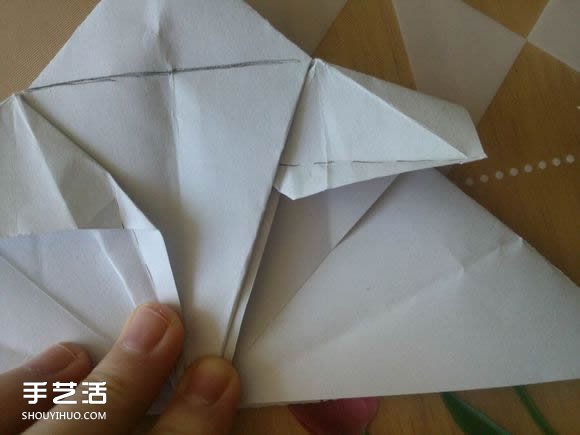 三角钢琴的折纸图解 怎么折立体三角钢琴步骤(图43)